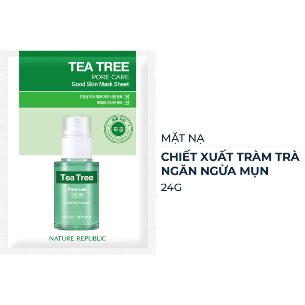 Mặt nạ Nature Republic chiết xuất nhiều loại 24g