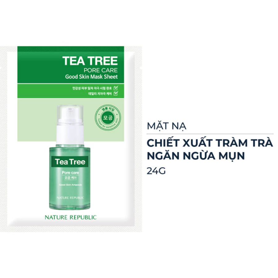 Mặt nạ Nature Republic chiết xuất nhiều loại 24g