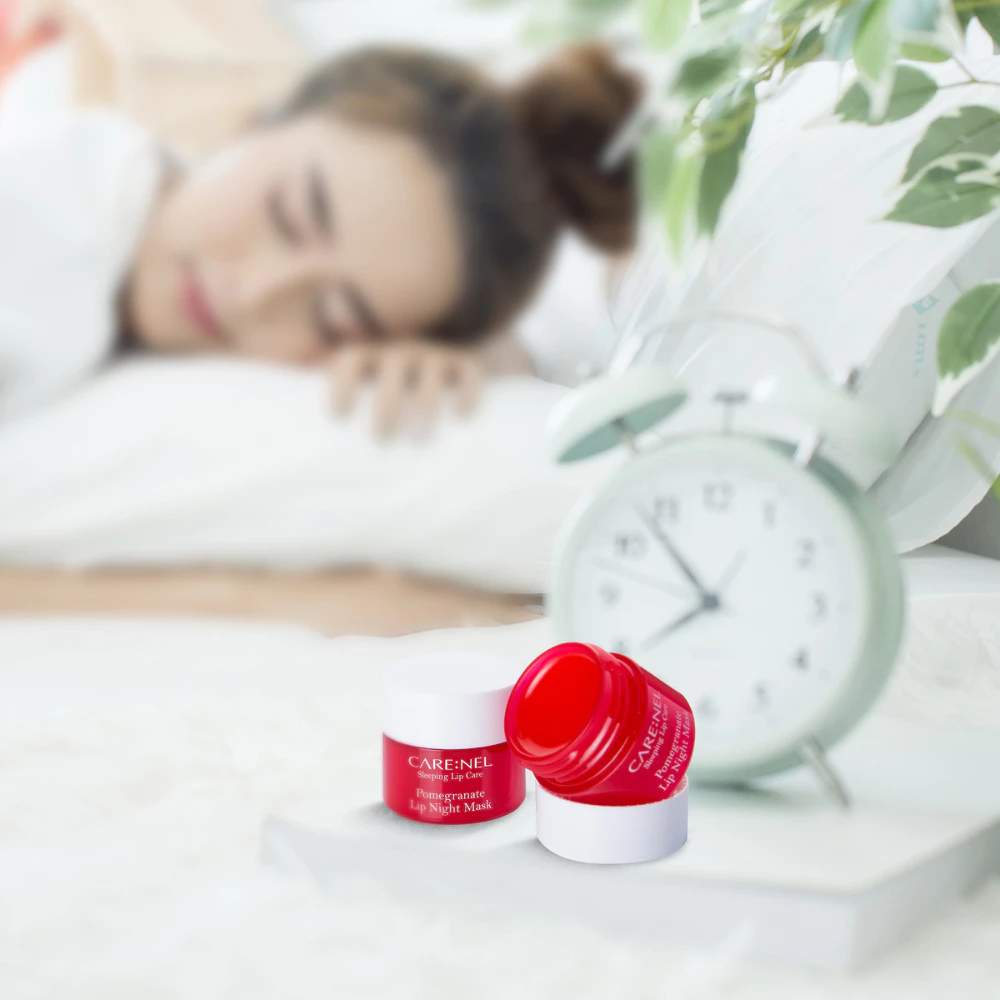 Mặt nạ ngủ môi Care:Nel chiết xuất quả lựu 5g/23g