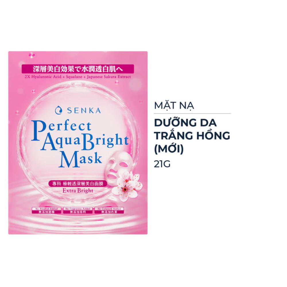Mặt nạ Senka dưỡng da nhiều loại 21g