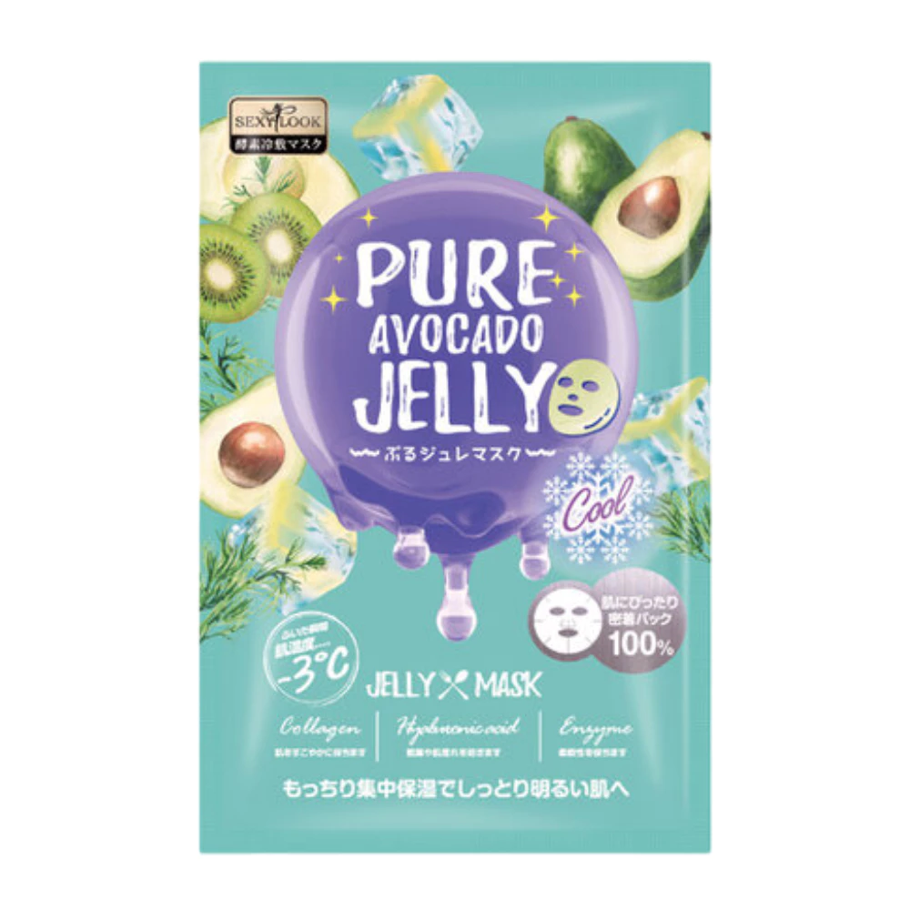 Mặt nạ Sexylook thạch jelly đào dưỡng sáng/bơ se lỗ chân lông/chanh cấp ẩm 38ml