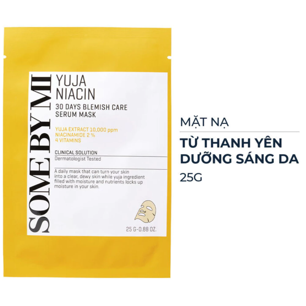 Mặt nạ Some By Mi làm sáng da chiết xuất thanh yên 25g