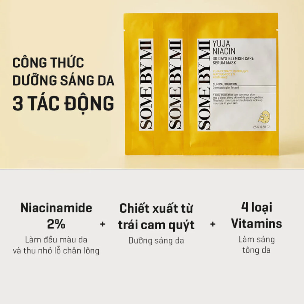 Mặt nạ Some By Mi làm sáng da chiết xuất thanh yên 25g