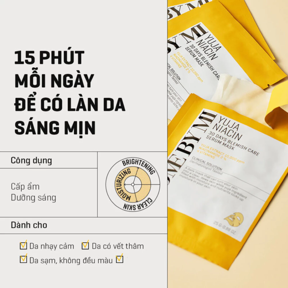 Mặt nạ Some By Mi làm sáng da chiết xuất thanh yên 25g