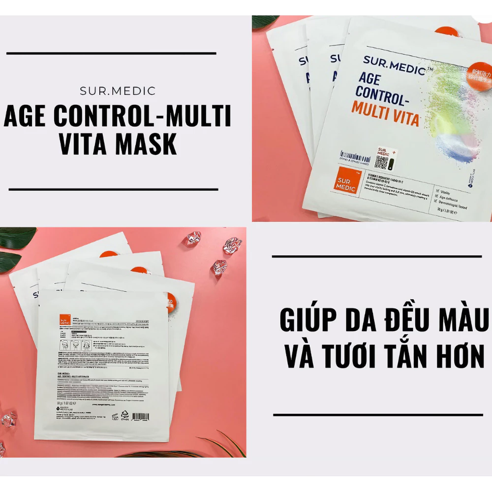 Mặt nạ Sur.Medic+ cung cấp Multi vitamin 30g