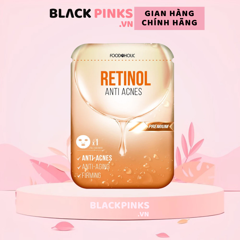 Mặt nạ tinh chất Foodaholic Premium giảm mụn/ cấp ẩm/ dưỡng sáng/ hỗ trợ trẻ hóa 23ml