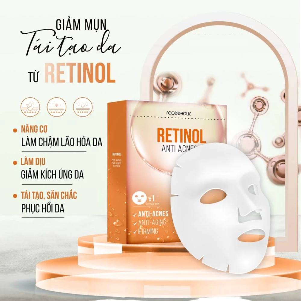 Mặt nạ tinh chất Foodaholic Premium giảm mụn/ cấp ẩm/ dưỡng sáng/ hỗ trợ trẻ hóa 23ml