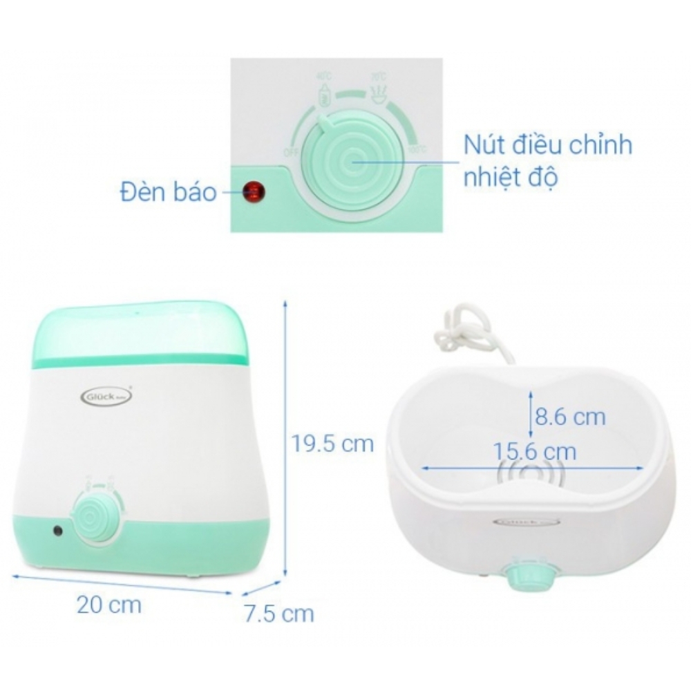 Máy hâm sữa Gluck Baby GN05 - Màu ngẫu nhiên