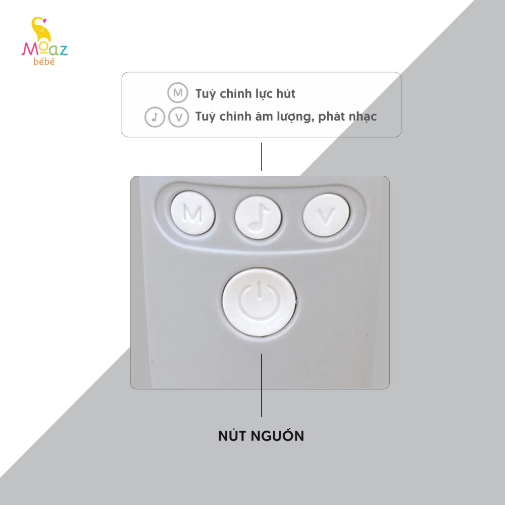 Máy hút mũi cầm tay Moazbebe MB010