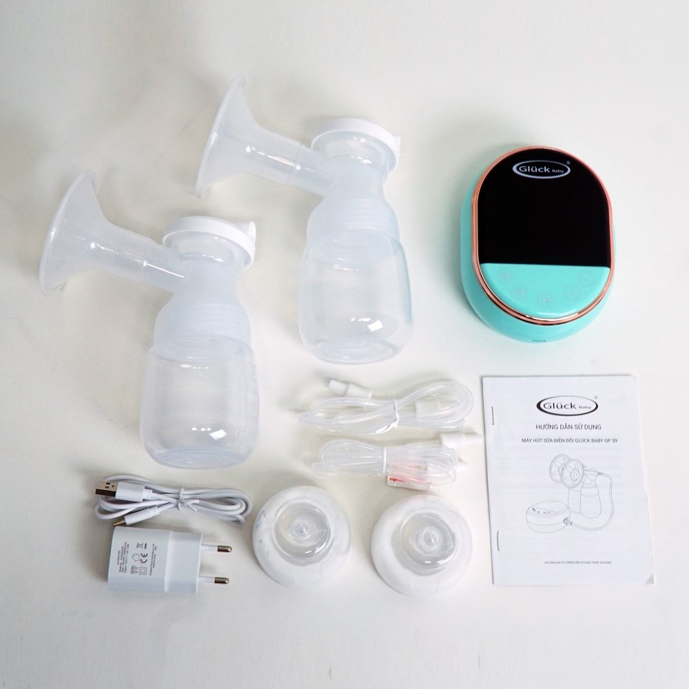 Máy hút sữa điện đôi Gluck Baby GP39 - Màu ngẫu nhiên