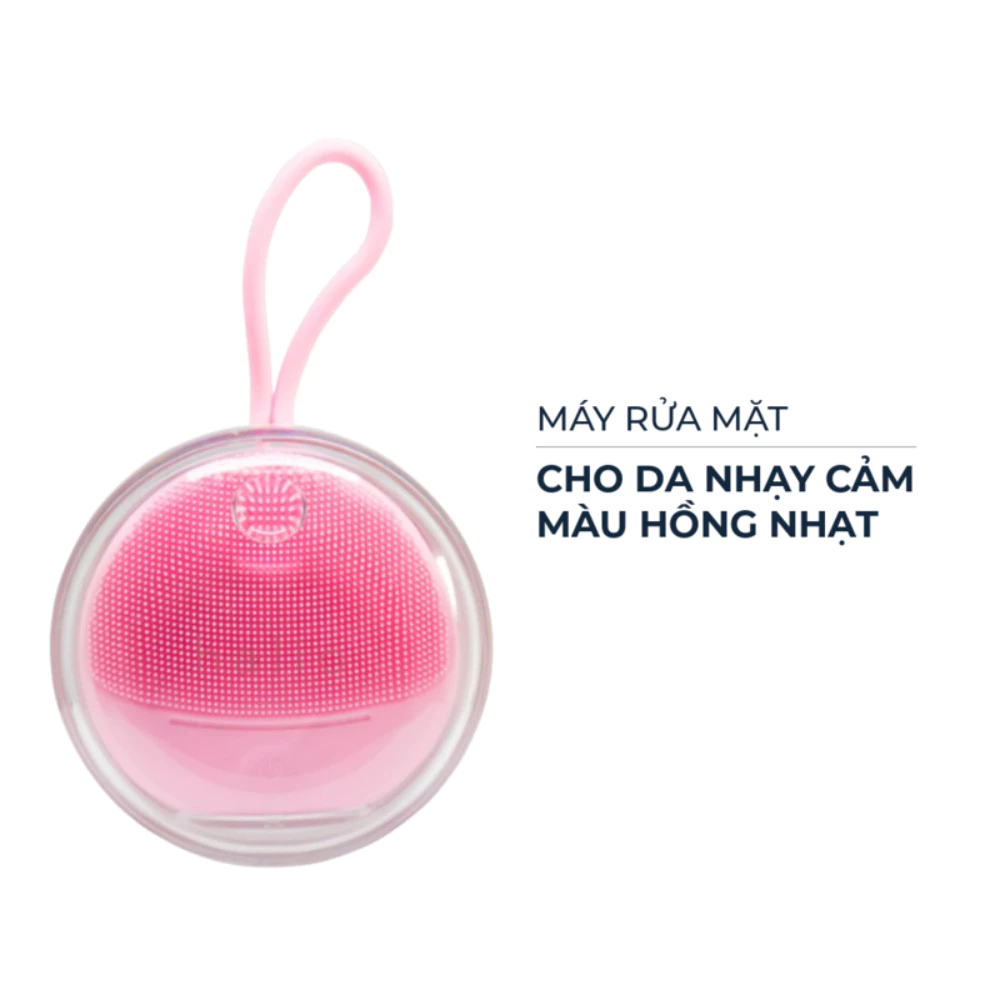 Máy rửa mặt Halio dành cho da nhạy cảm - màu xanh mint/màu hồng nhạt