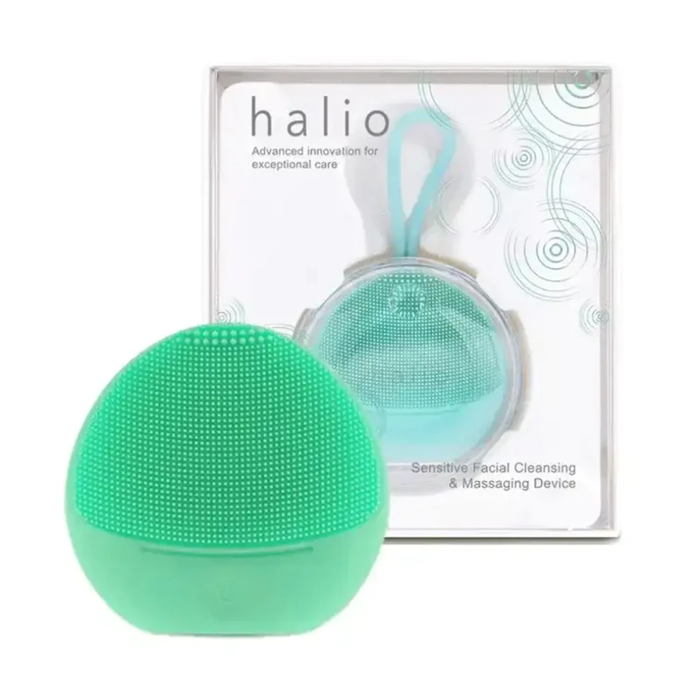 Máy rửa mặt Halio dành cho da nhạy cảm - màu xanh mint/màu hồng nhạt