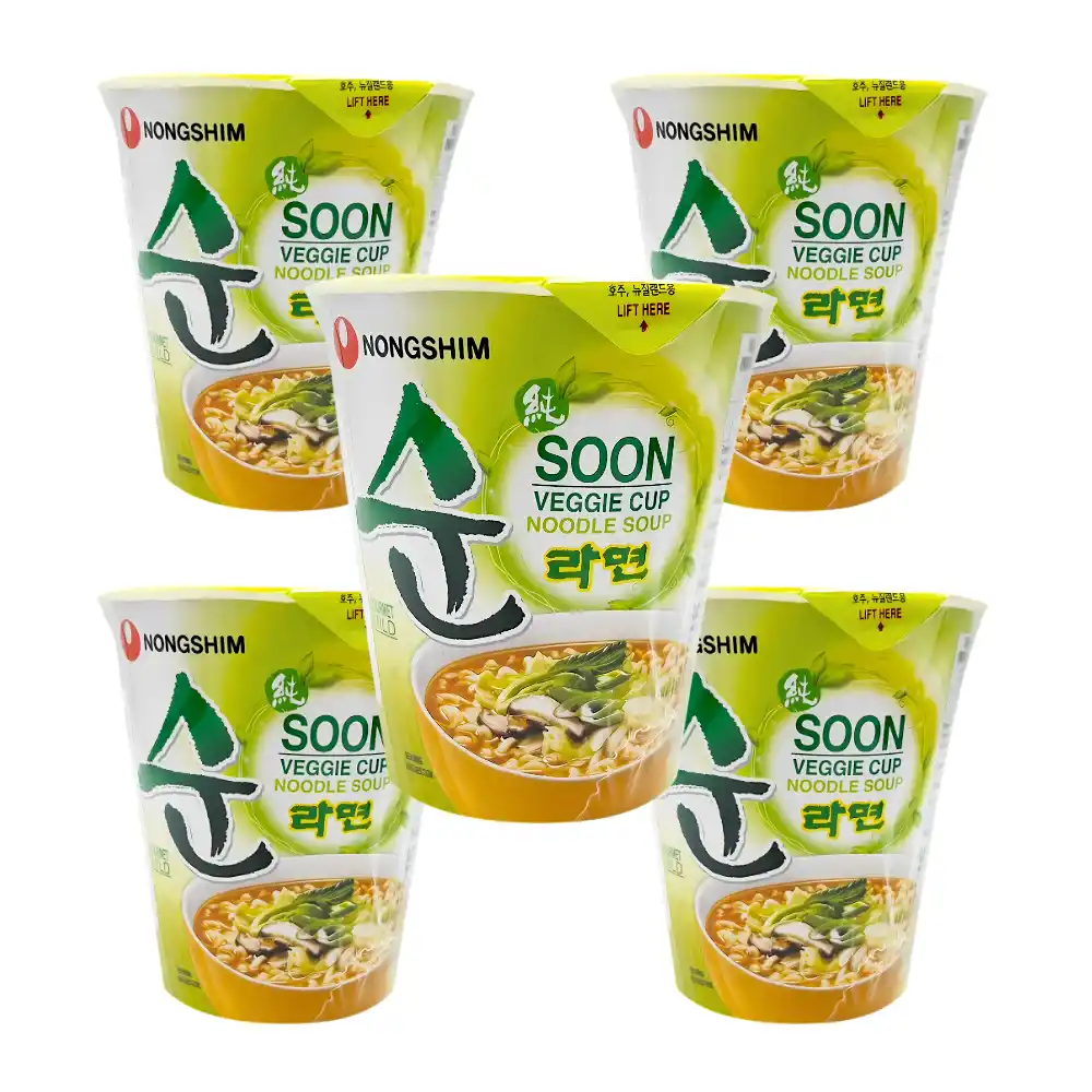 Mì chay Soon veggie Nongshim ly 67g