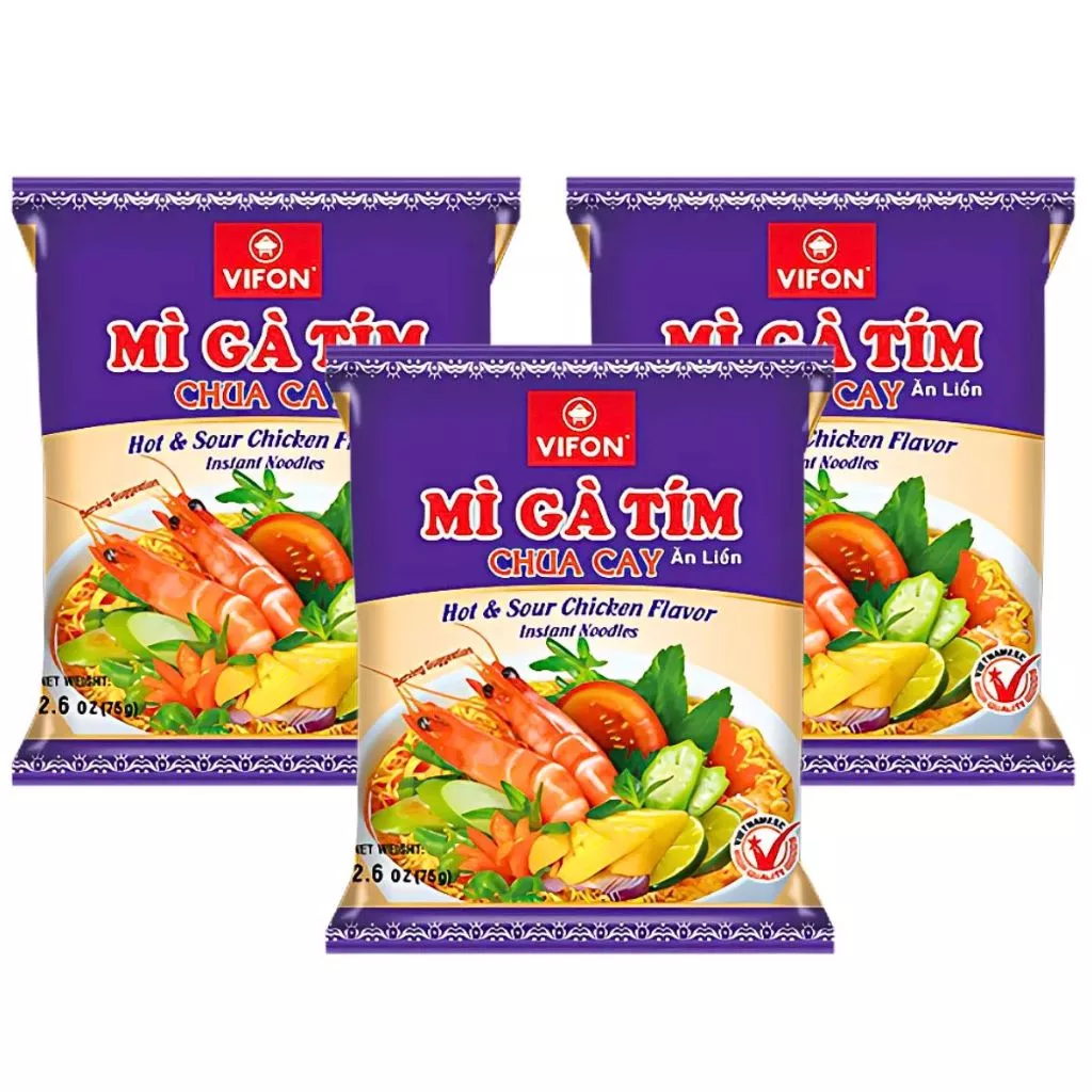 Mì gà tím Vifon gói 75g
