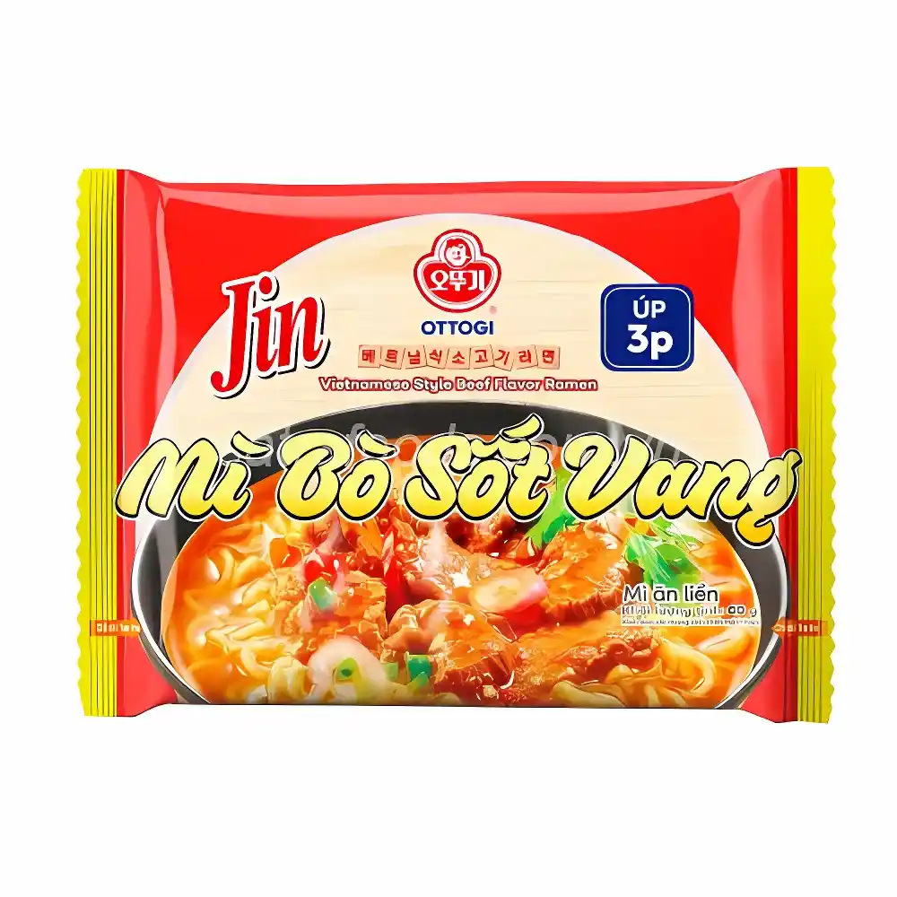 Mì Jin Ottogi vị bò sốt vang gói 80g