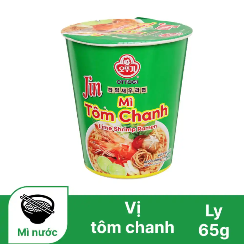 Mì tôm chanh Jin Ottogi ly 65g