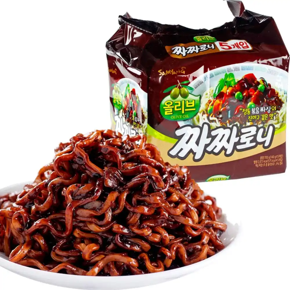 Mì trộn tương tàu dầu olive Samyang gói 140g