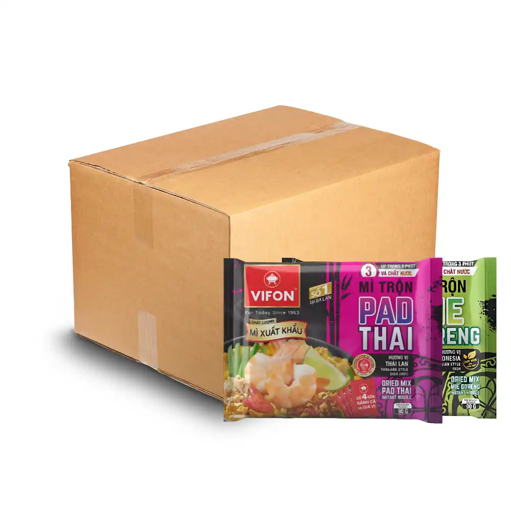 Mì trộn xuất khẩu Pad Thái/Mie Goreng Vifon gói 90g