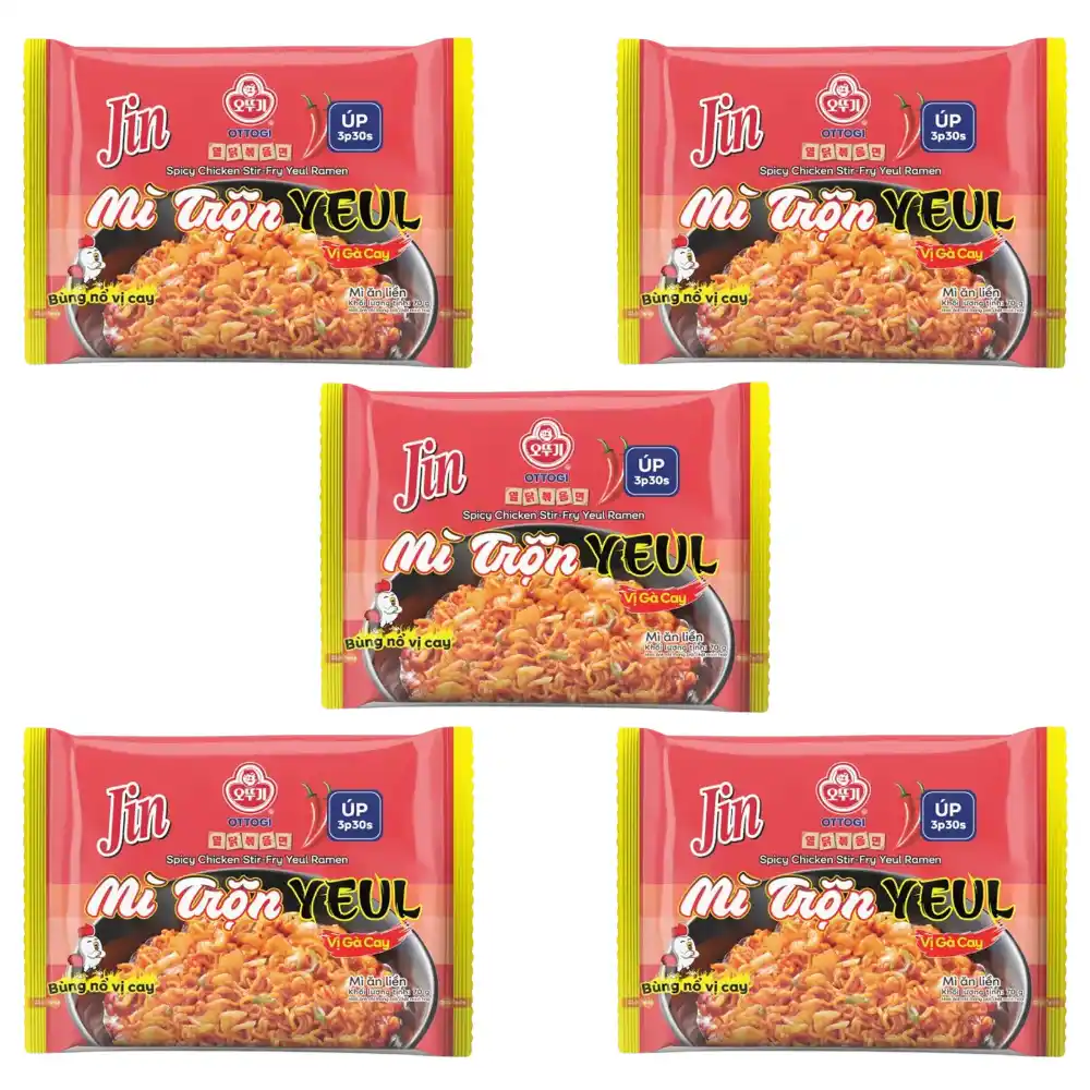 Mì trộn Yeul gà cay Jin Ottogi gói 70g