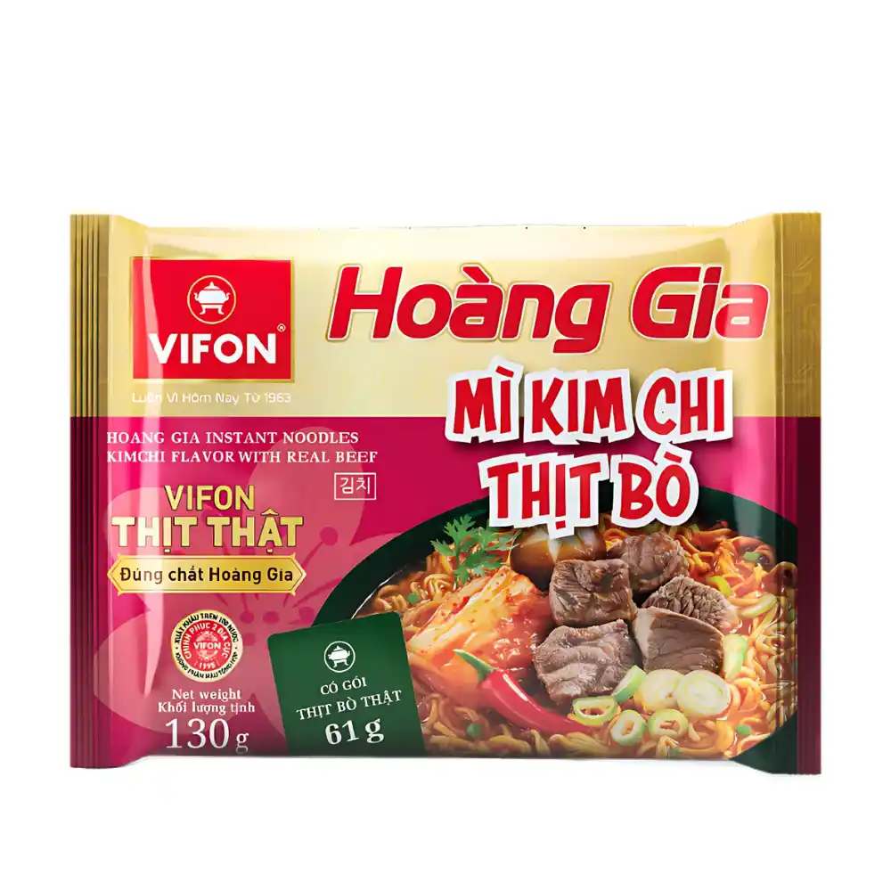 Mì Vifon Hoàng Gia nhiều vị gói 130g