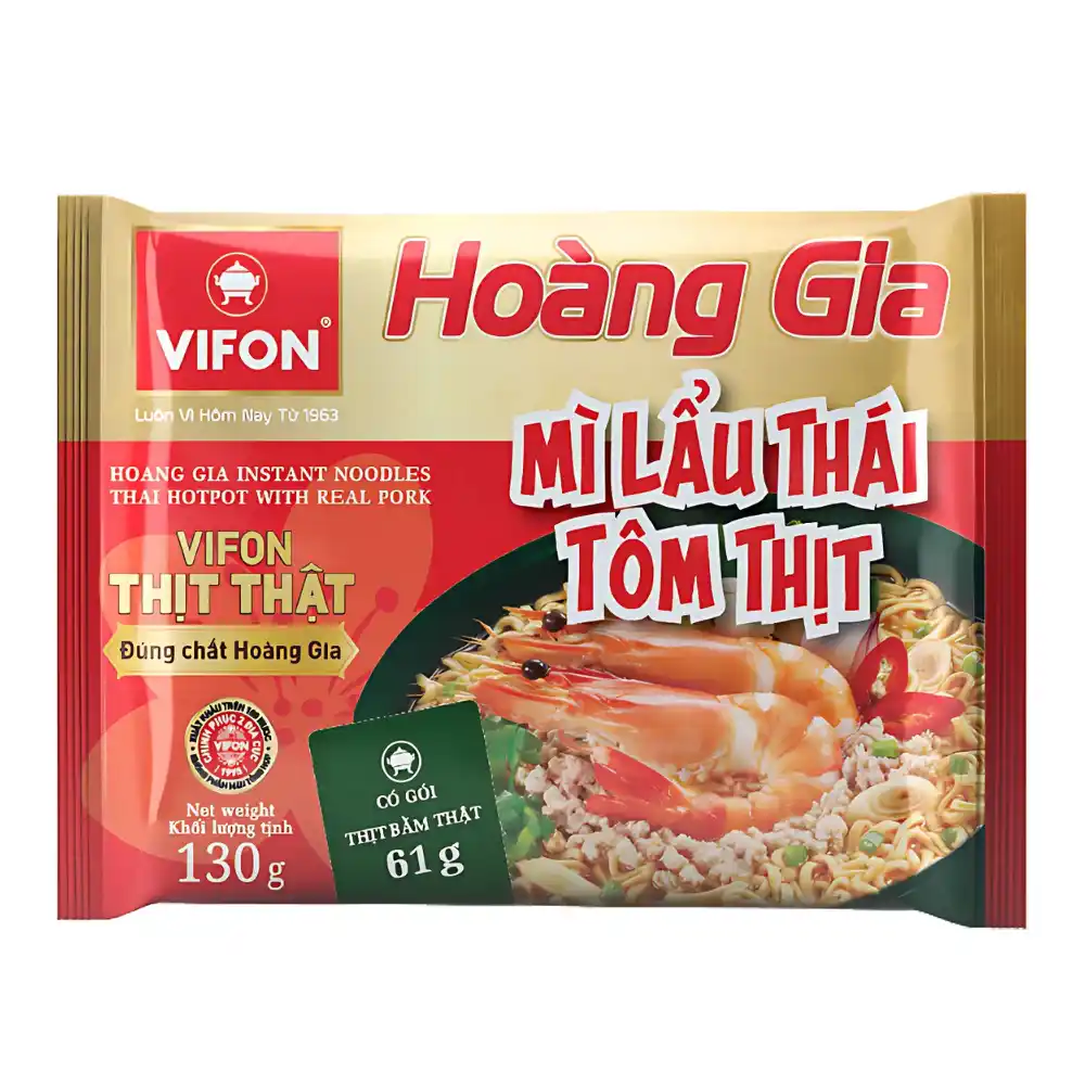 Mì Vifon Hoàng Gia nhiều vị gói 130g