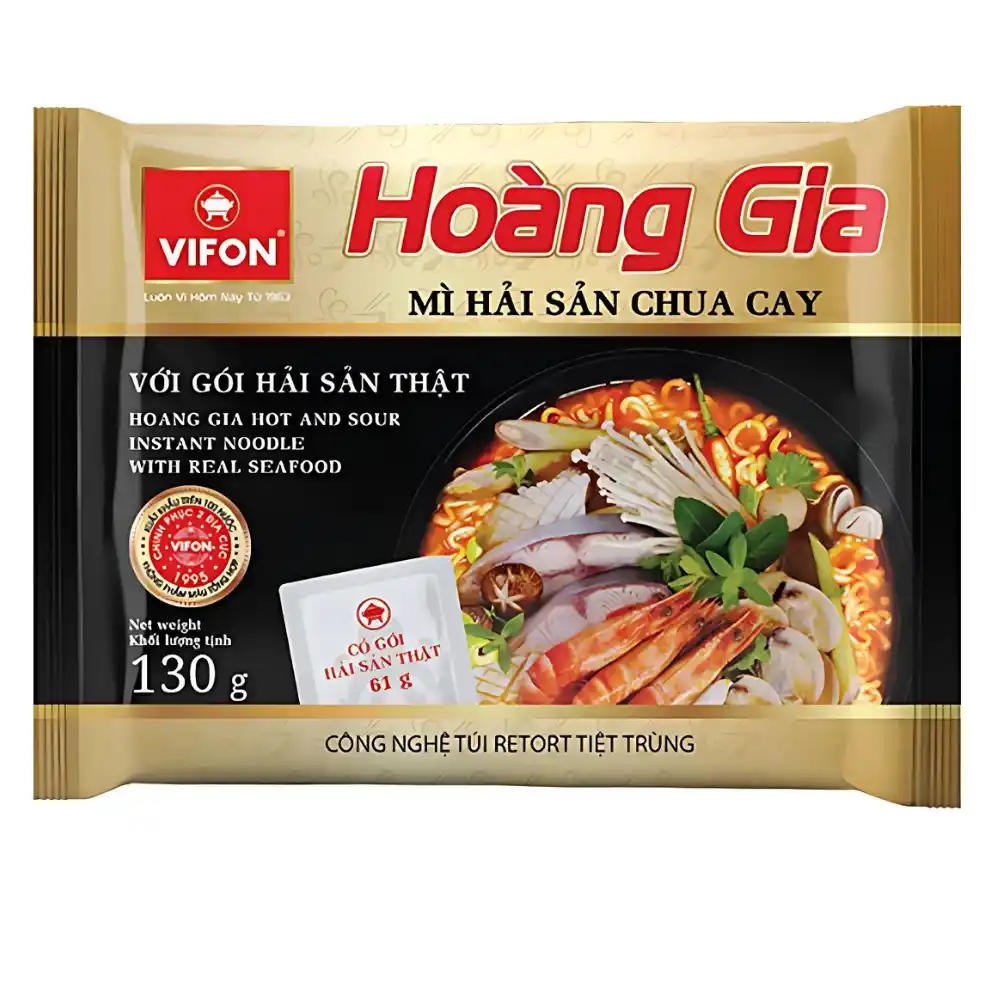 Mì Vifon Hoàng Gia nhiều vị gói 130g
