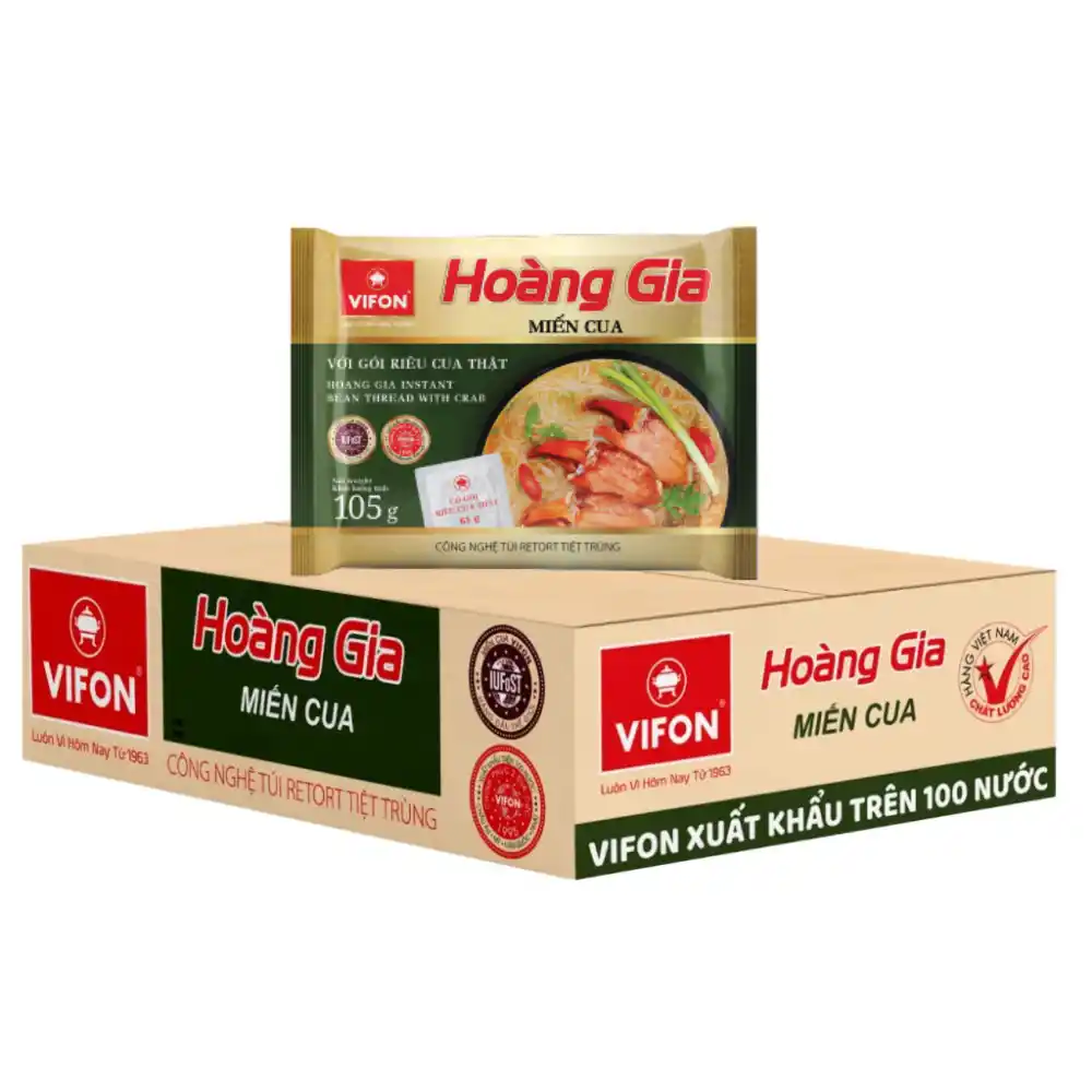 Miến cua/thịt bằm Vifon Hoàng Gia gói 105g