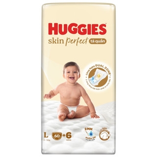 Miếng lót/tã dán/quần Huggies Skin Perfect size NB1108/NB260/NB70/S54/S80/M49/M76/M70/L60/XL52/XXL48