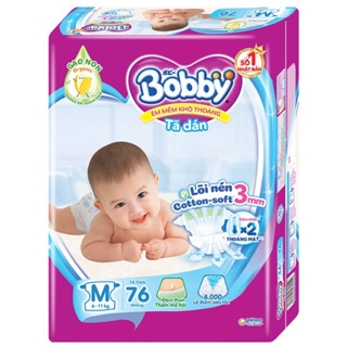 Miếng lót/tã dán/tã quần Bobby size NB1108/NB260/NB70/S/M/L/XL/XXL/XXXL cho bé từ dưới 5kg - 35kg