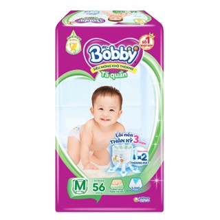 Miếng lót/tã dán/tã quần Bobby size NB1108/NB260/NB70/S/M/L/XL/XXL/XXXL cho bé từ dưới 5kg - 35kg