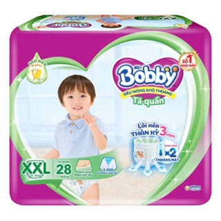 Miếng lót/tã dán/tã quần Bobby size NB1108/NB260/NB70/S/M/L/XL/XXL/XXXL cho bé từ dưới 5kg - 35kg