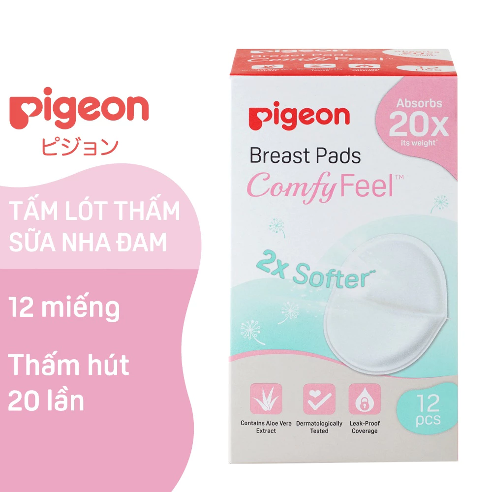 Miếng lót thấm sữa nha đam Pigeon 12/30/50 miếng
