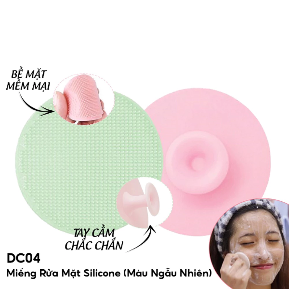 Miếng rửa mặt Vacosi Silicone Cleansing Pad 1 miếng