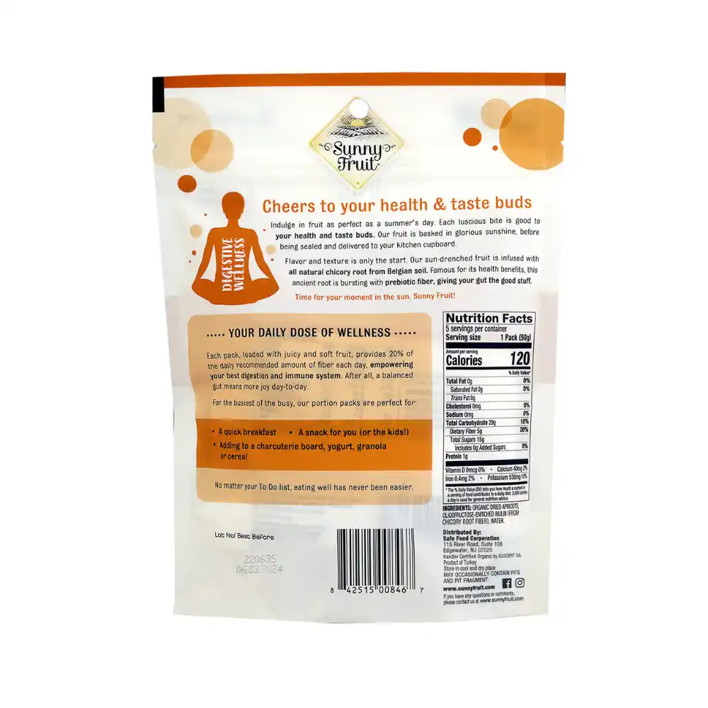 Mơ/Sung khô hữu cơ bổ sung Prebiotic Sunny Fruit 250g