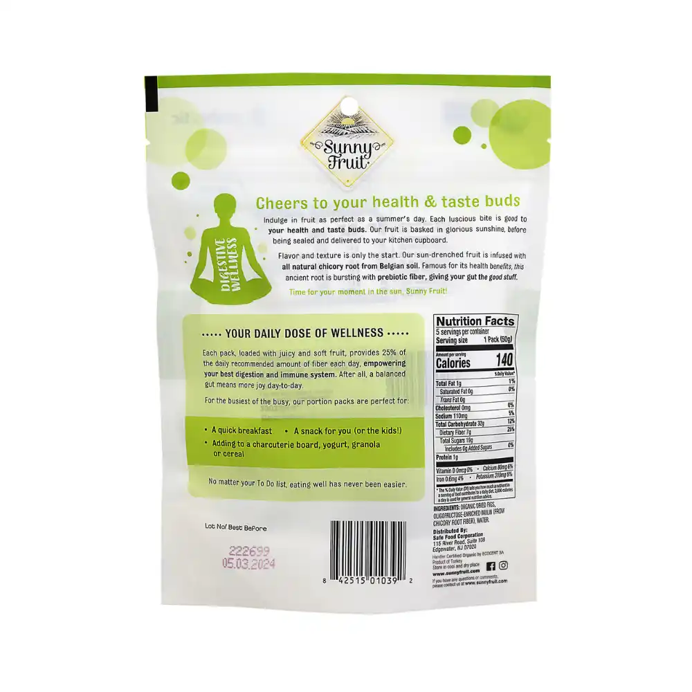 Mơ/Sung khô hữu cơ bổ sung Prebiotic Sunny Fruit 250g