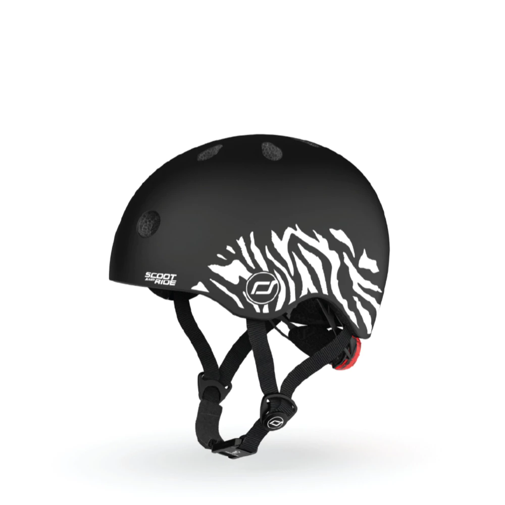 Mũ đội đầu cho bé Scoot and Ride size XXS (Zebra)