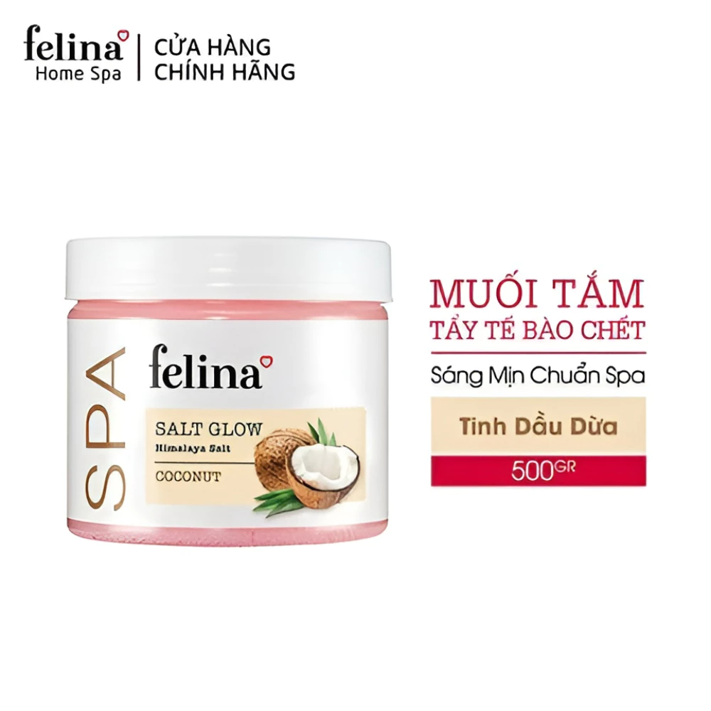 Muối tắm tẩy tế bào chết felina 500g