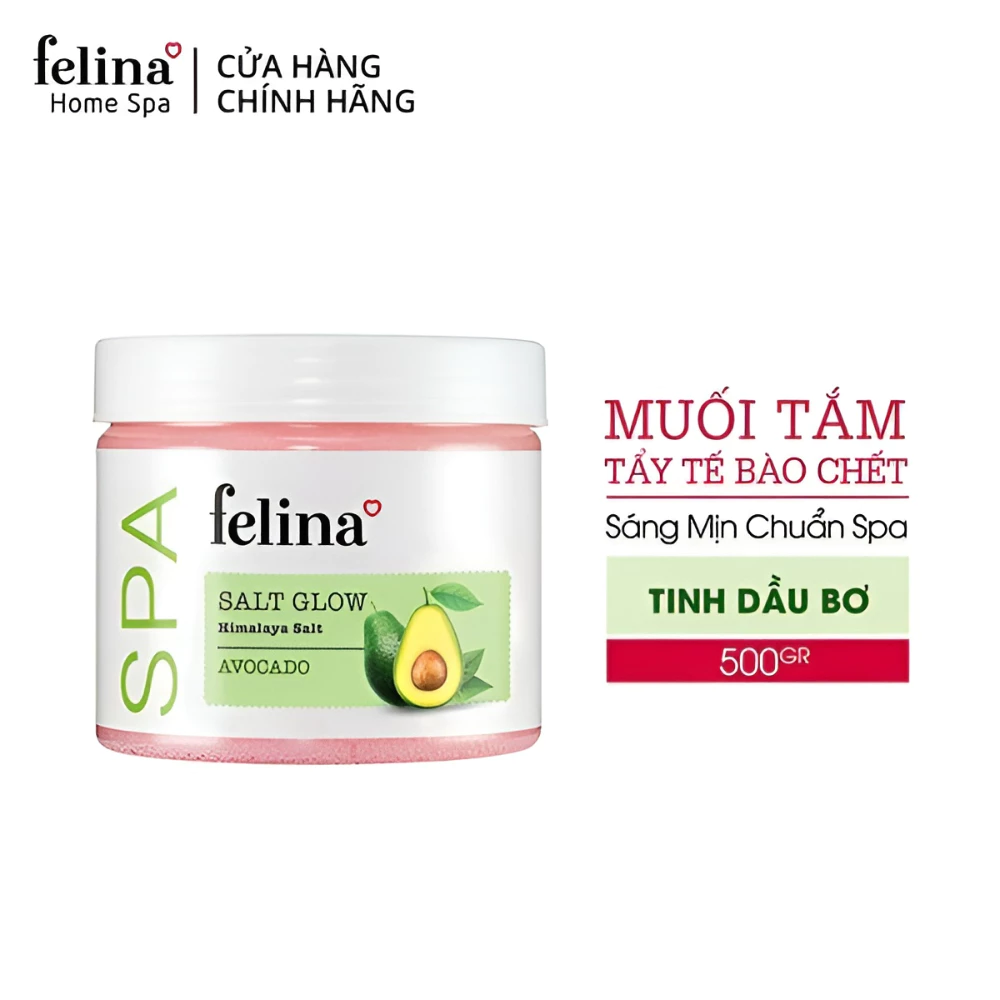 Muối tắm tẩy tế bào chết felina 500g