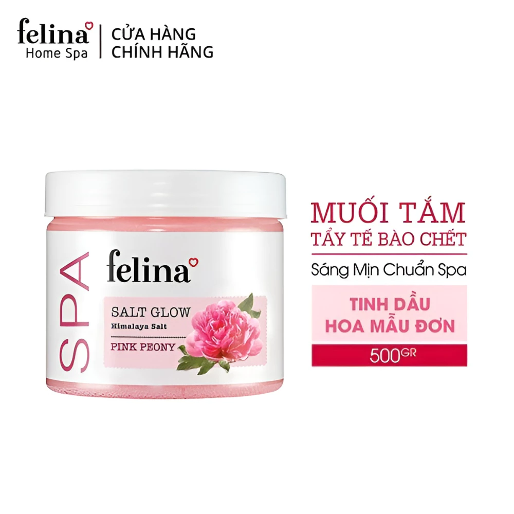 Muối tắm tẩy tế bào chết felina 500g