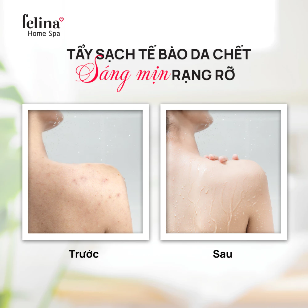 Muối tắm tẩy tế bào chết felina 500g