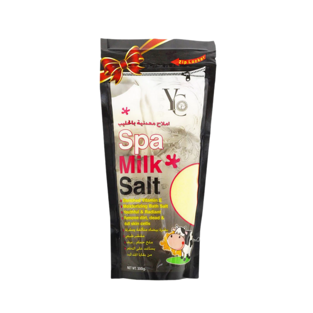 Muối tắm YC Spa chiết xuất từ sữa /đu đủ /lô hội và dưa chuột 300g