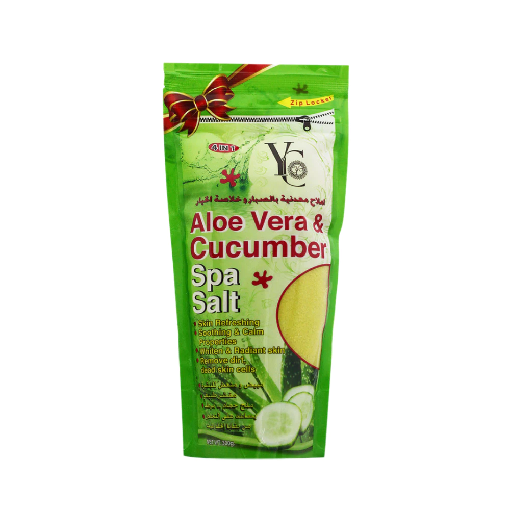 Muối tắm YC Spa chiết xuất từ sữa /đu đủ /lô hội và dưa chuột 300g