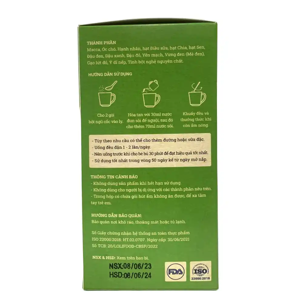 Ngũ cốc mẹ bầu Anpaso hộp 450g