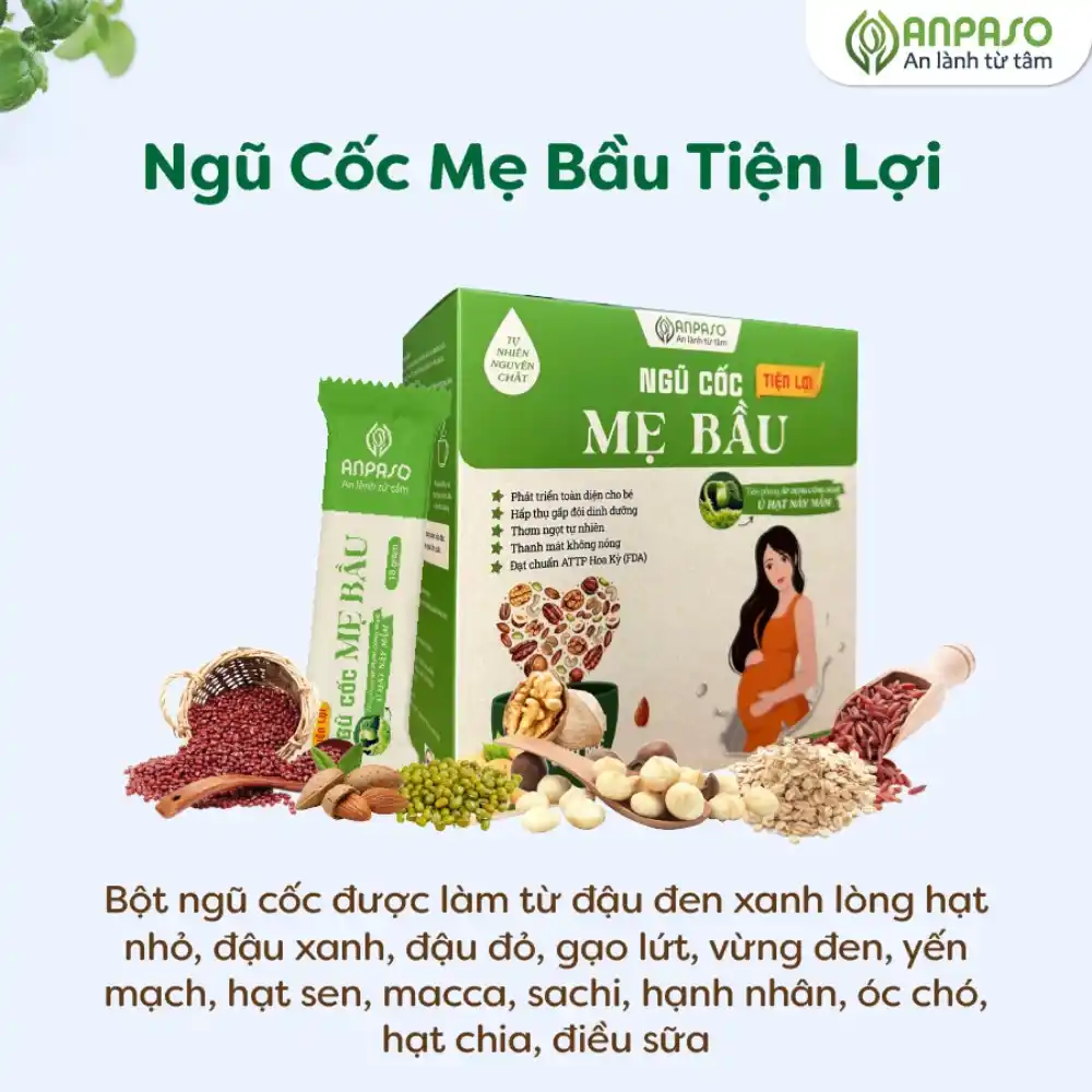 Ngũ cốc mẹ bầu Anpaso hộp 450g