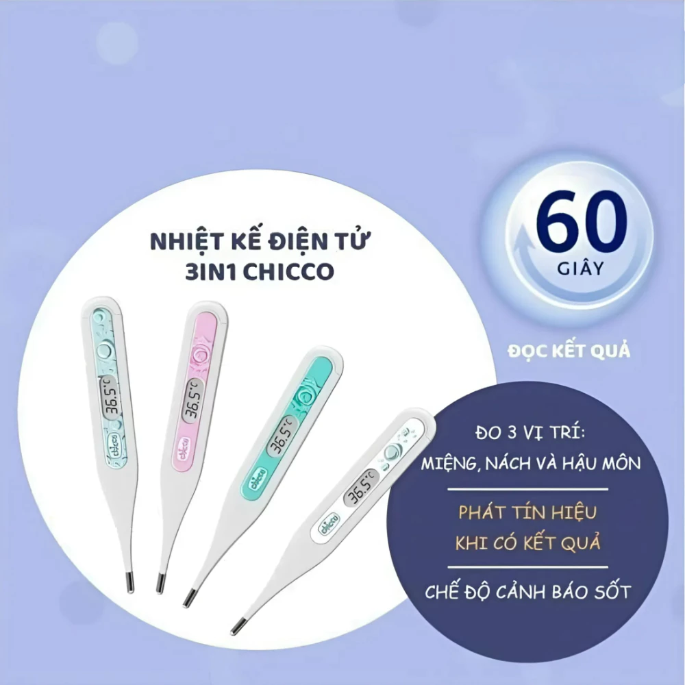 Nhiệt kế điện tử 3 in 1 Chicco