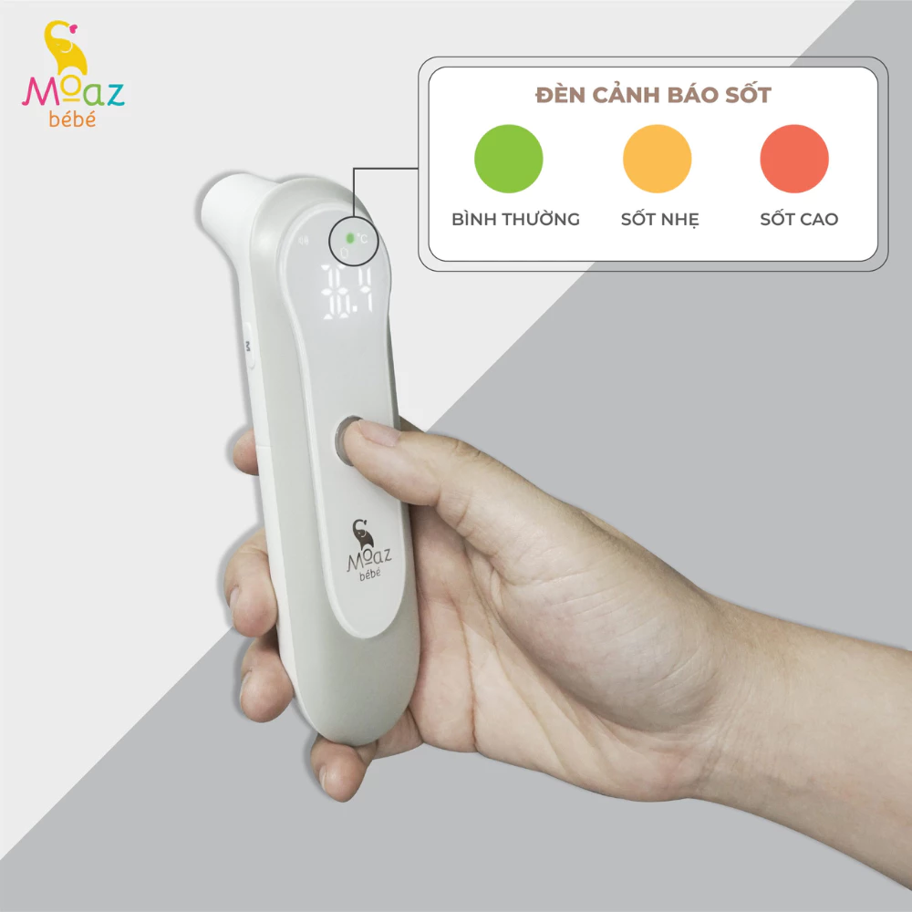 Nhiệt kế hồng ngoại Moazbebe MB024