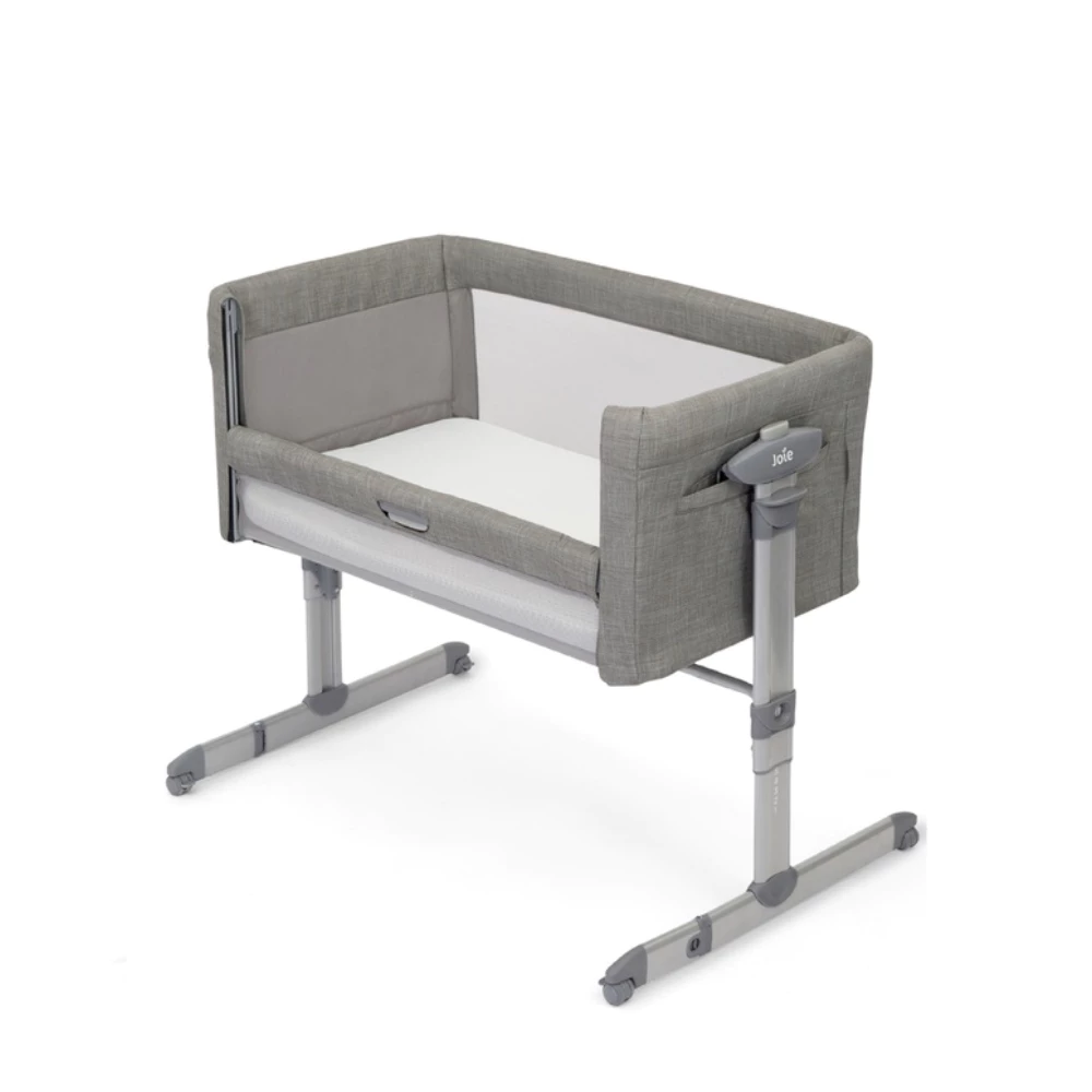 Nôi ngủ cạnh giường Joie Roomie Glide Foggy Gray