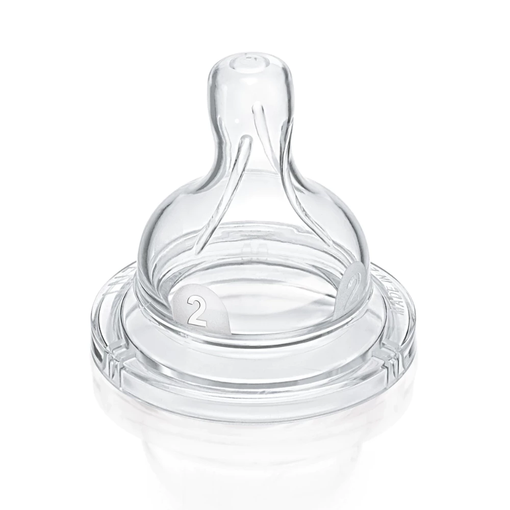 Núm ty ngăn đầy hơi hiệu Philips Avent cho trẻ từ 0 tháng tuổi (vỉ đôi)