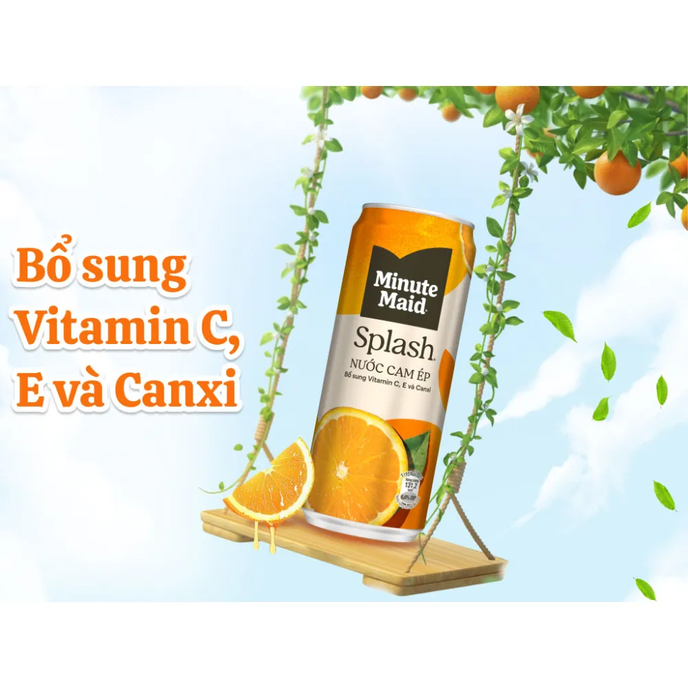 Nước cam có tép Teppy 320ml