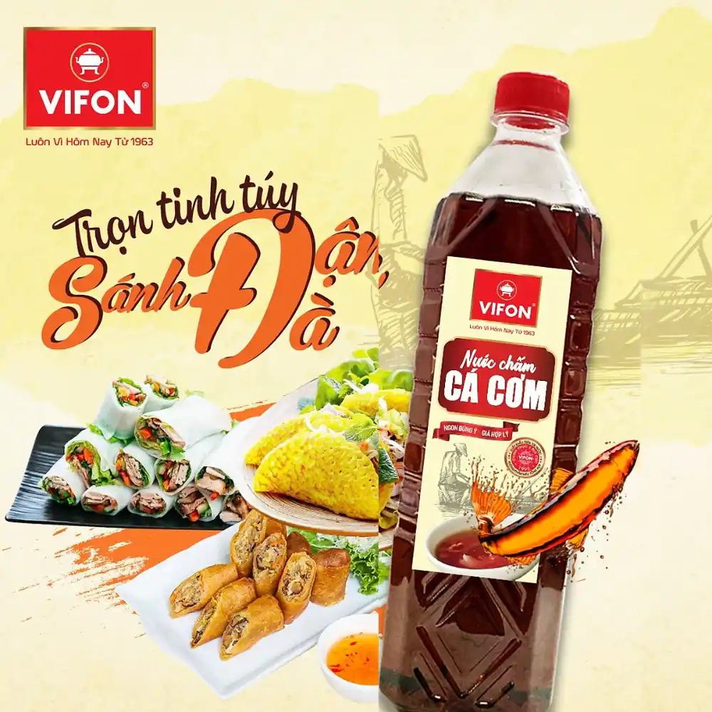 Nước chấm cá cơm Vifon chai 900ml
